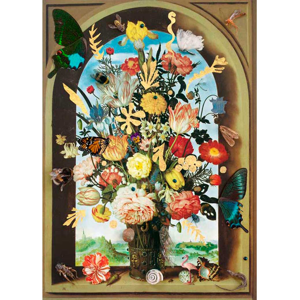 Ode to Ambrosius Bosschaert & Matisse II (framed)