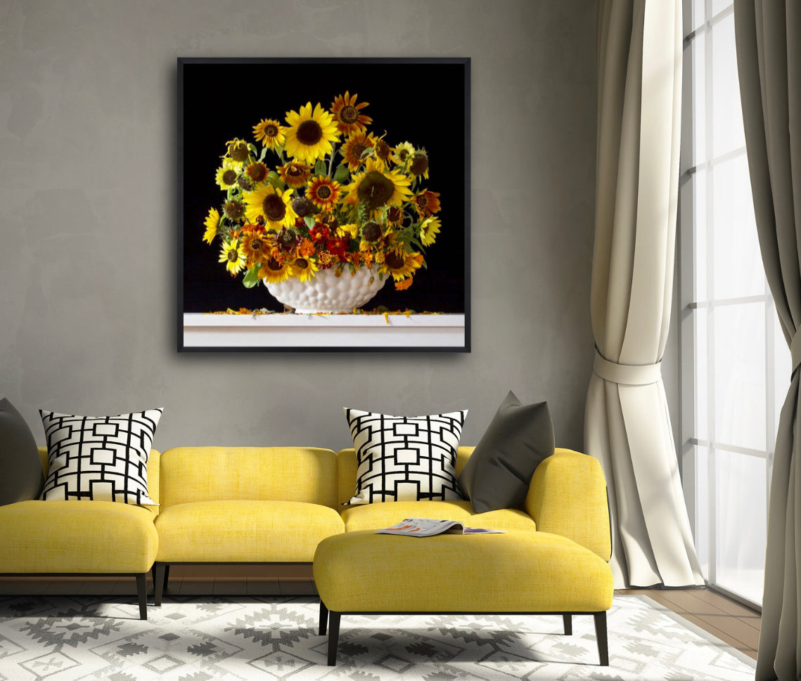 Sunflowers & Marigolds 8.06am