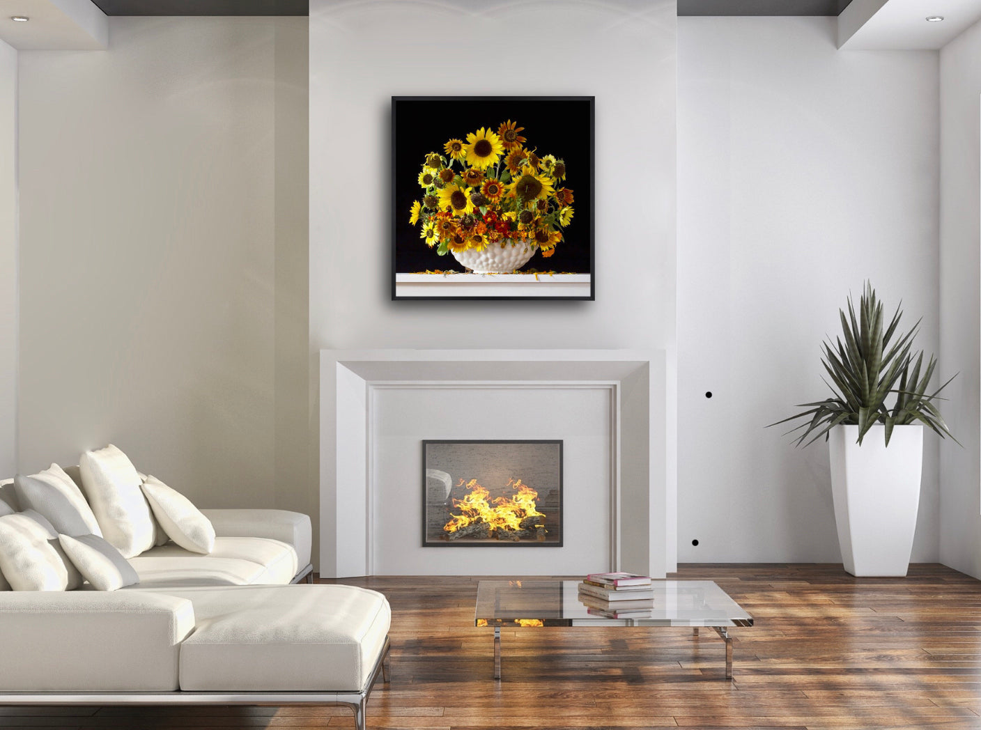 Sunflowers & Marigolds 8.06am