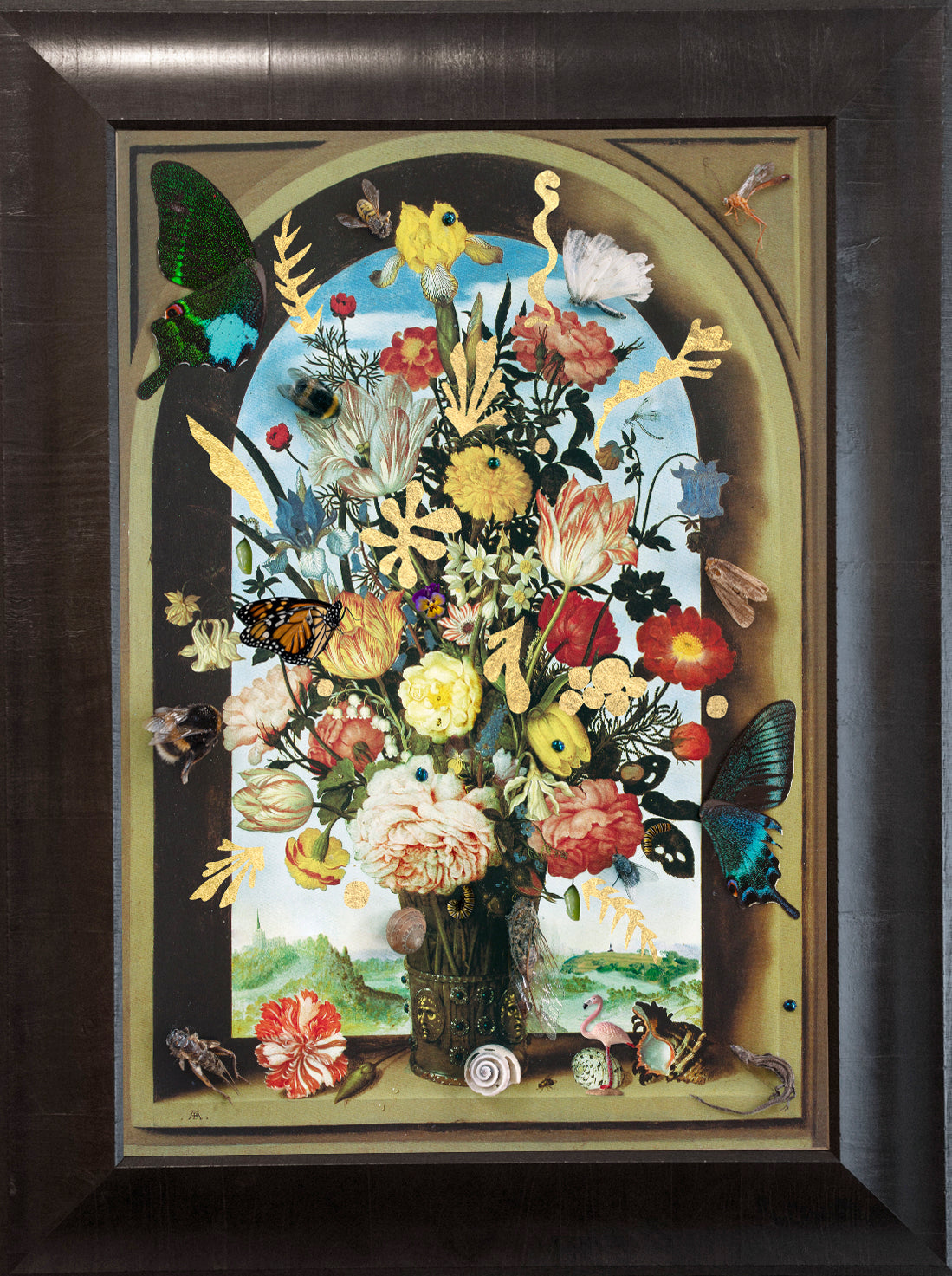 Ode to Ambrosius Bosschaert & Matisse II (framed)