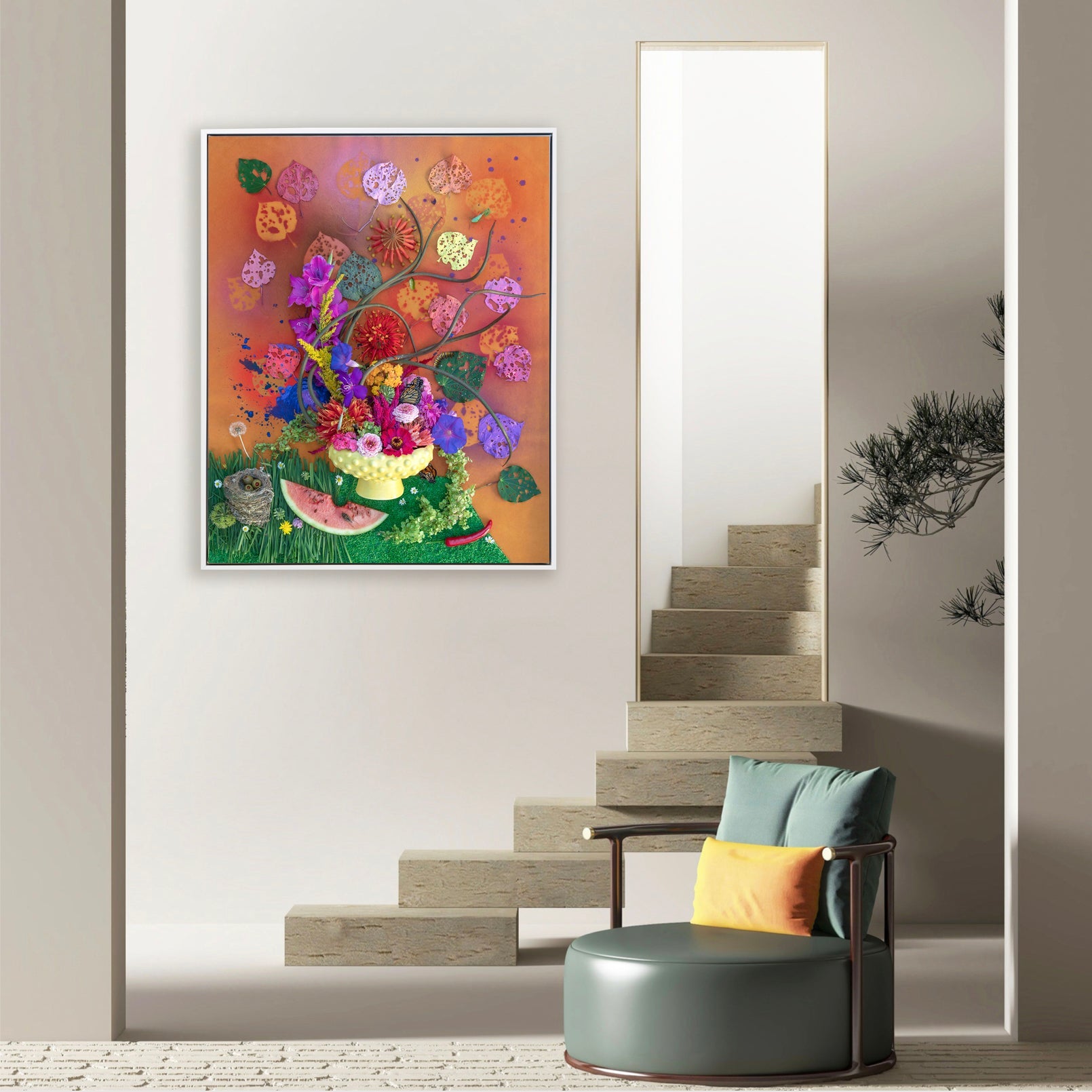 Florassemblage II (Framed)