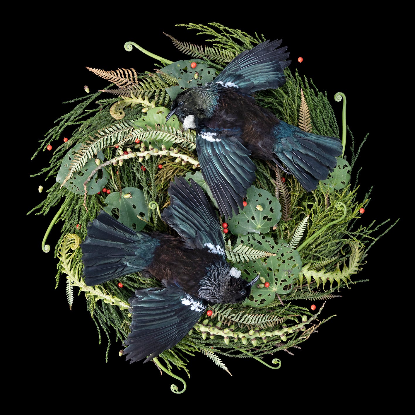 Home, haukāinga 3 (green wreath) 2022