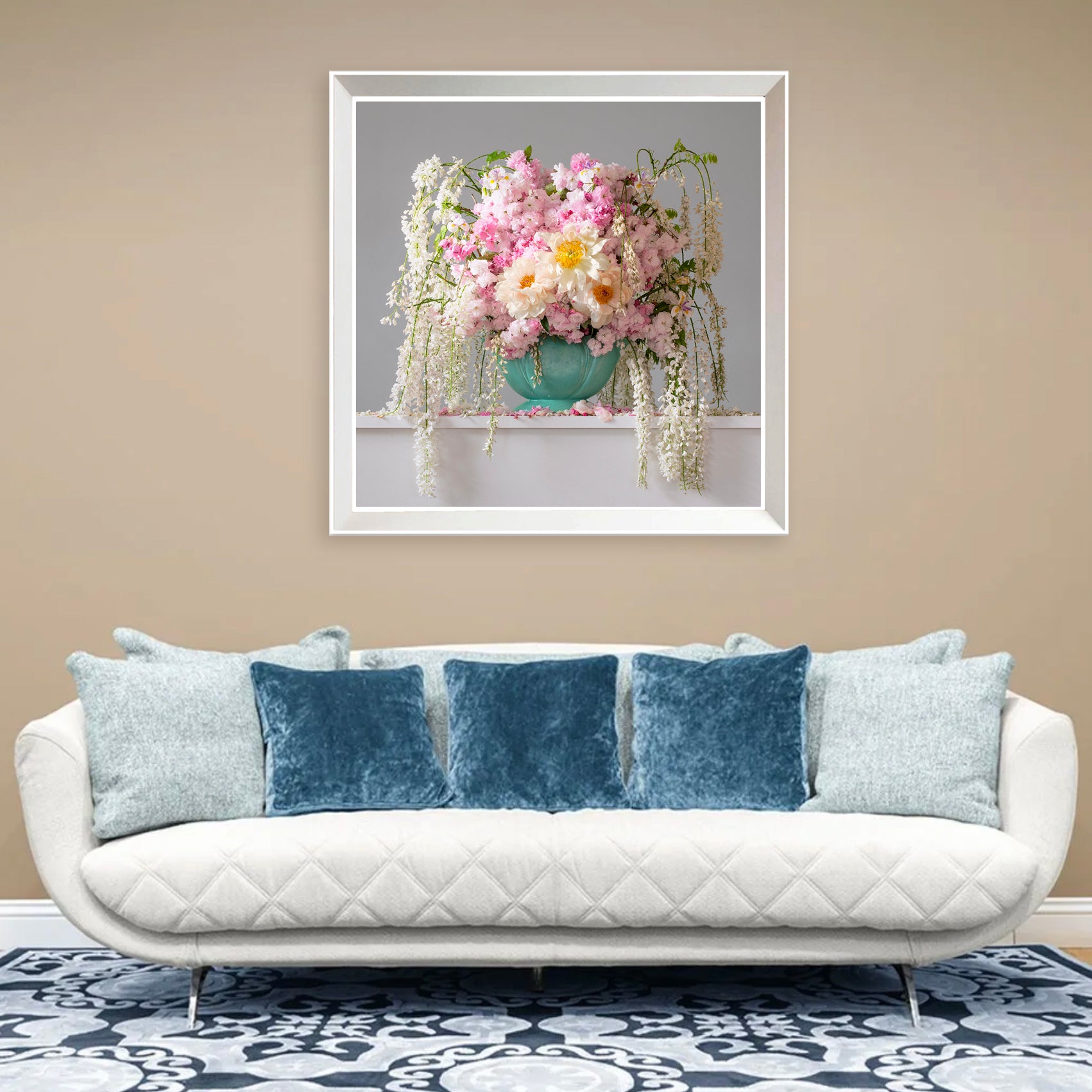 Wisteria, Cherry Blossom, Iris & Peonies 8.11am