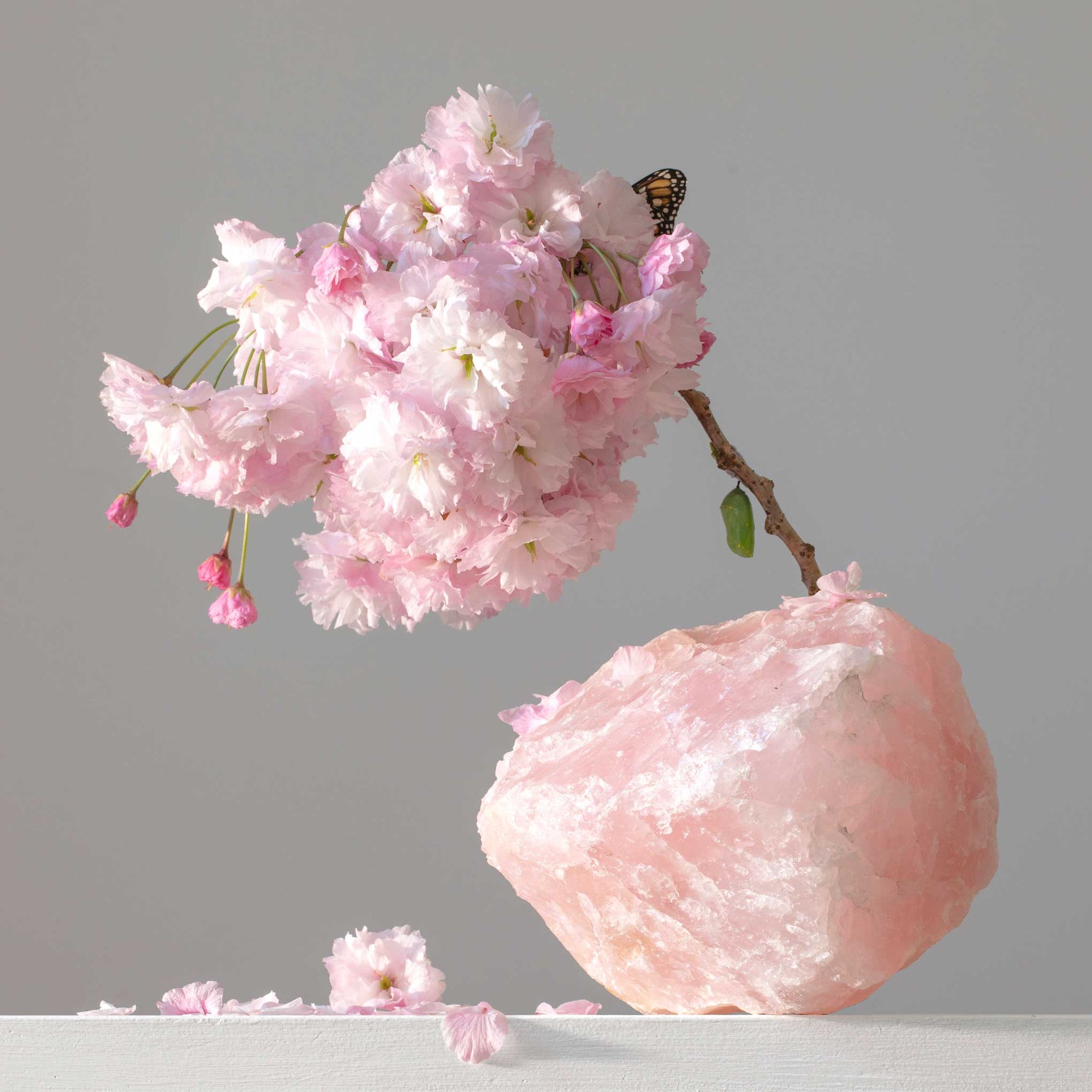 Pink Quartz (Madagascar) Cherry Blossom