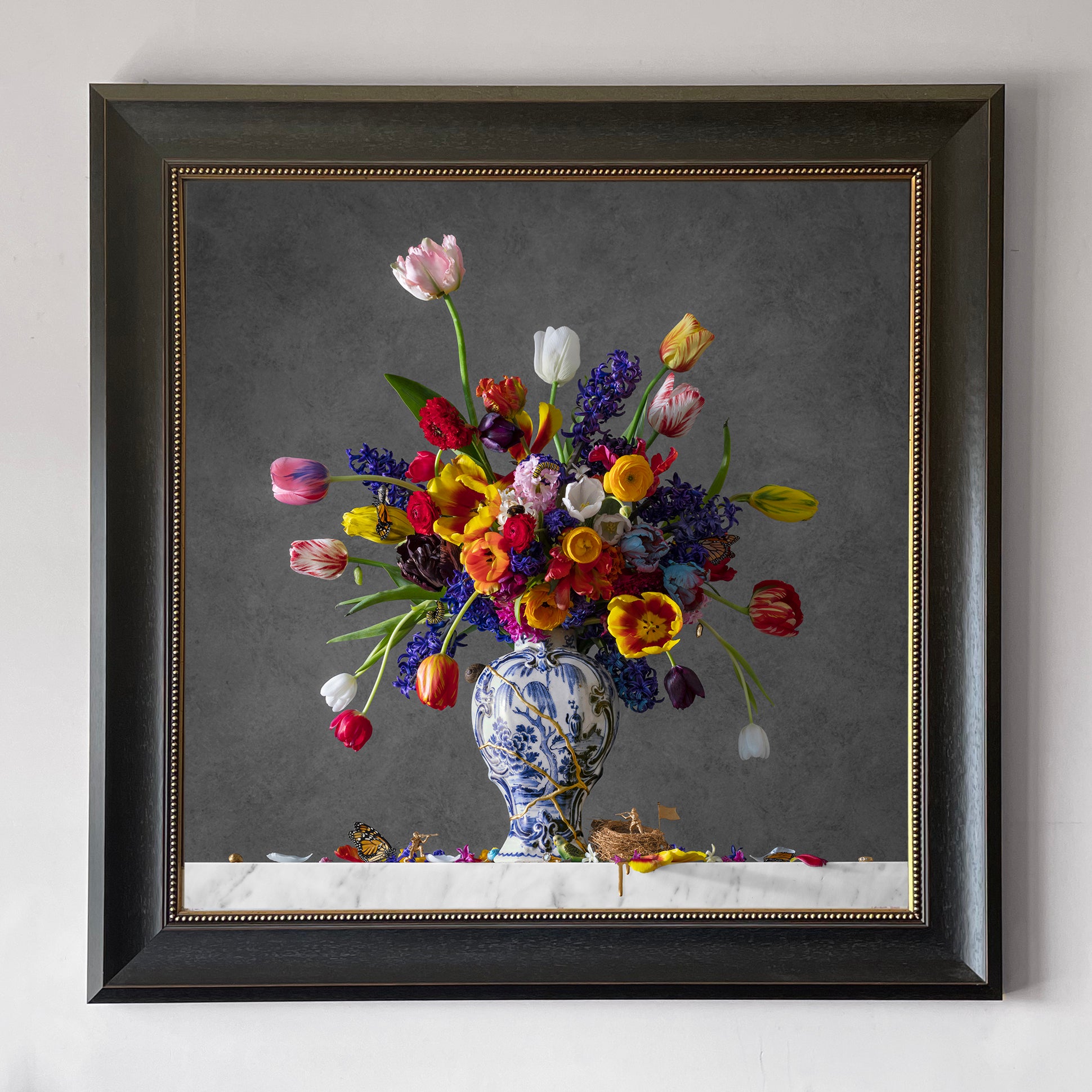 The GFC (the Great Floral Crisis) (Framed)