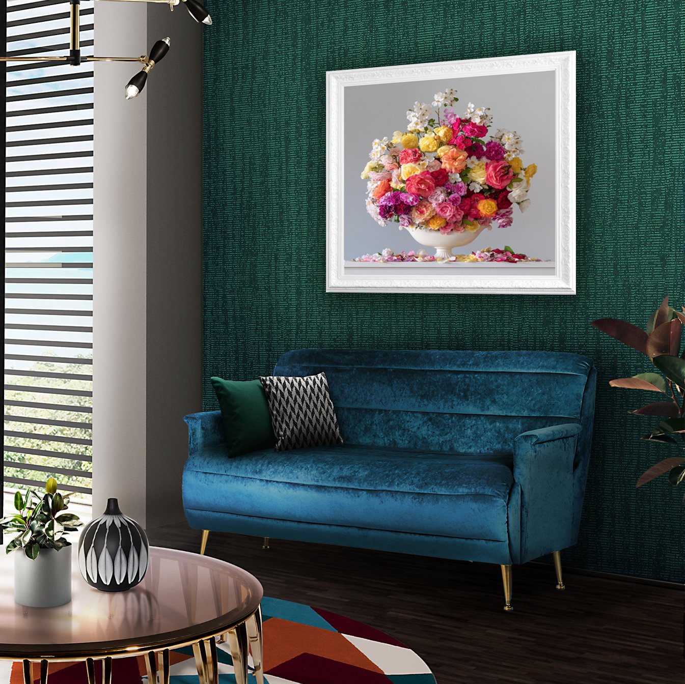 Bed of Roses (Framed)