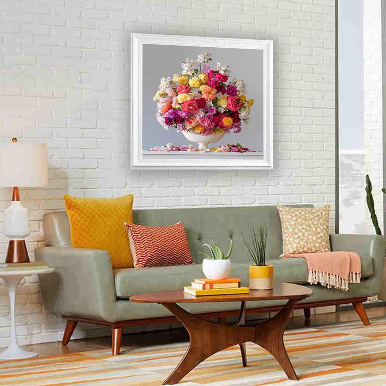 Bed of Roses (Framed)