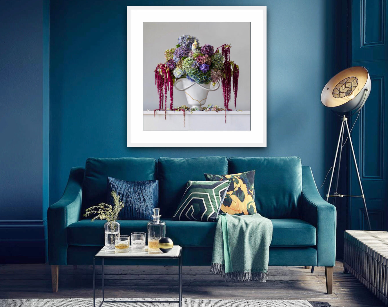 Hydrangeas & Love Lies Bleeding 1.12pm