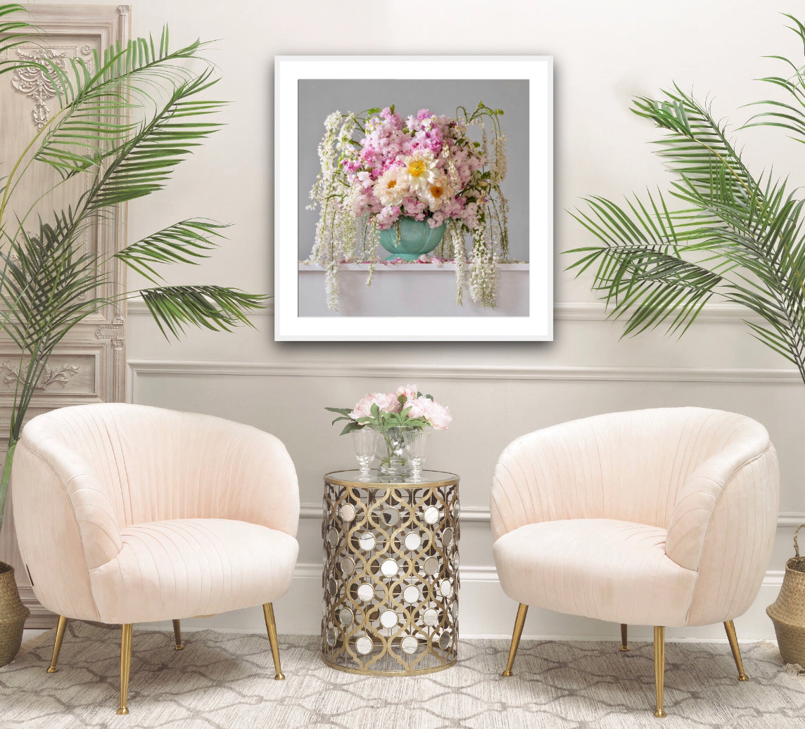 Wisteria, Cherry Blossom, Iris & Peonies 8.11am